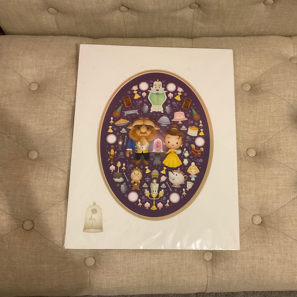 Disney Wonderground Jerrod Maruyama Beauty and the Beast Art Print